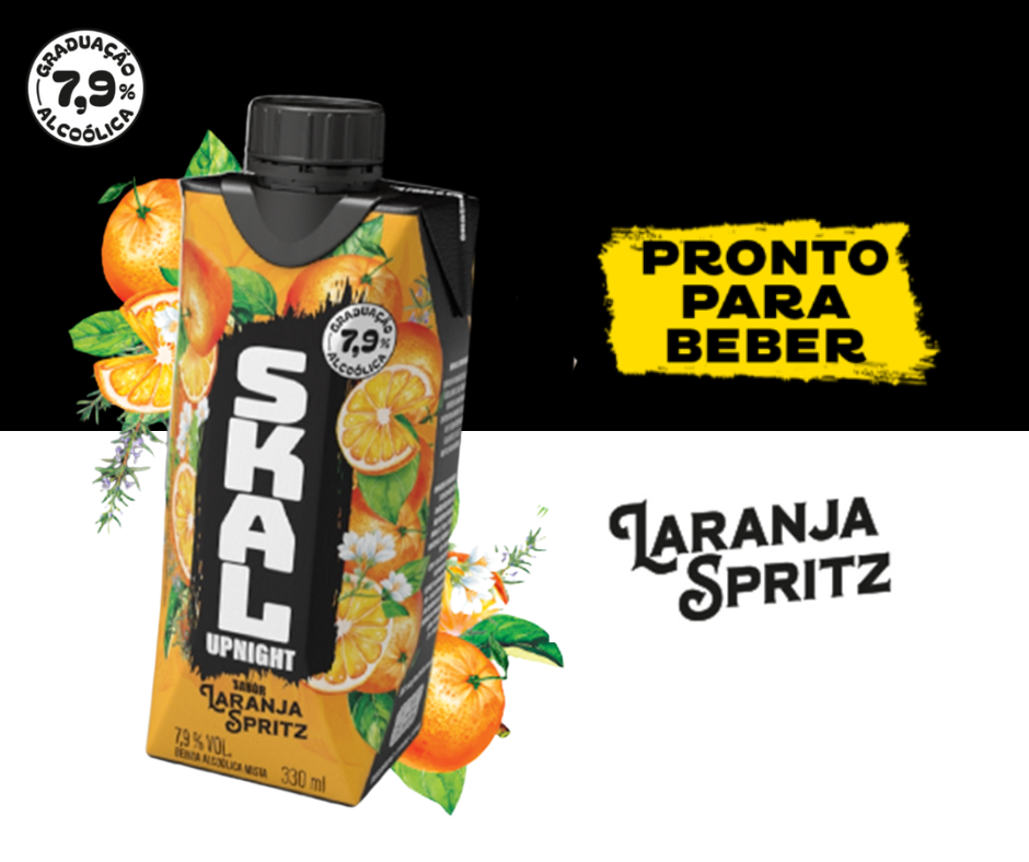 Skal Up Night - Laranja Spritz (pague 12 unidades e ganhe 24 unidades)