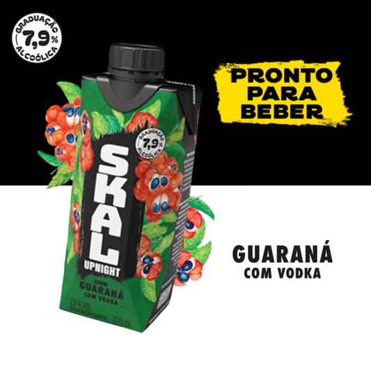 Skal Up Night - Guaraná com Vodka (12 unidades)