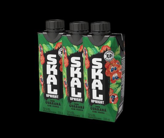 Skal Up Night - Guaraná com Vodka (12 unidades)